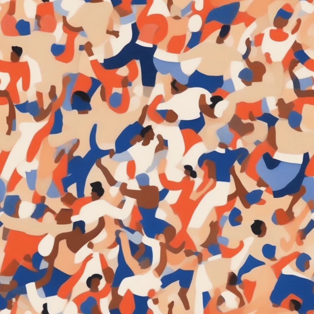 The Cobalt Crowd pattern