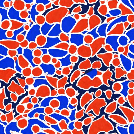 The Cobalt Confetti pattern