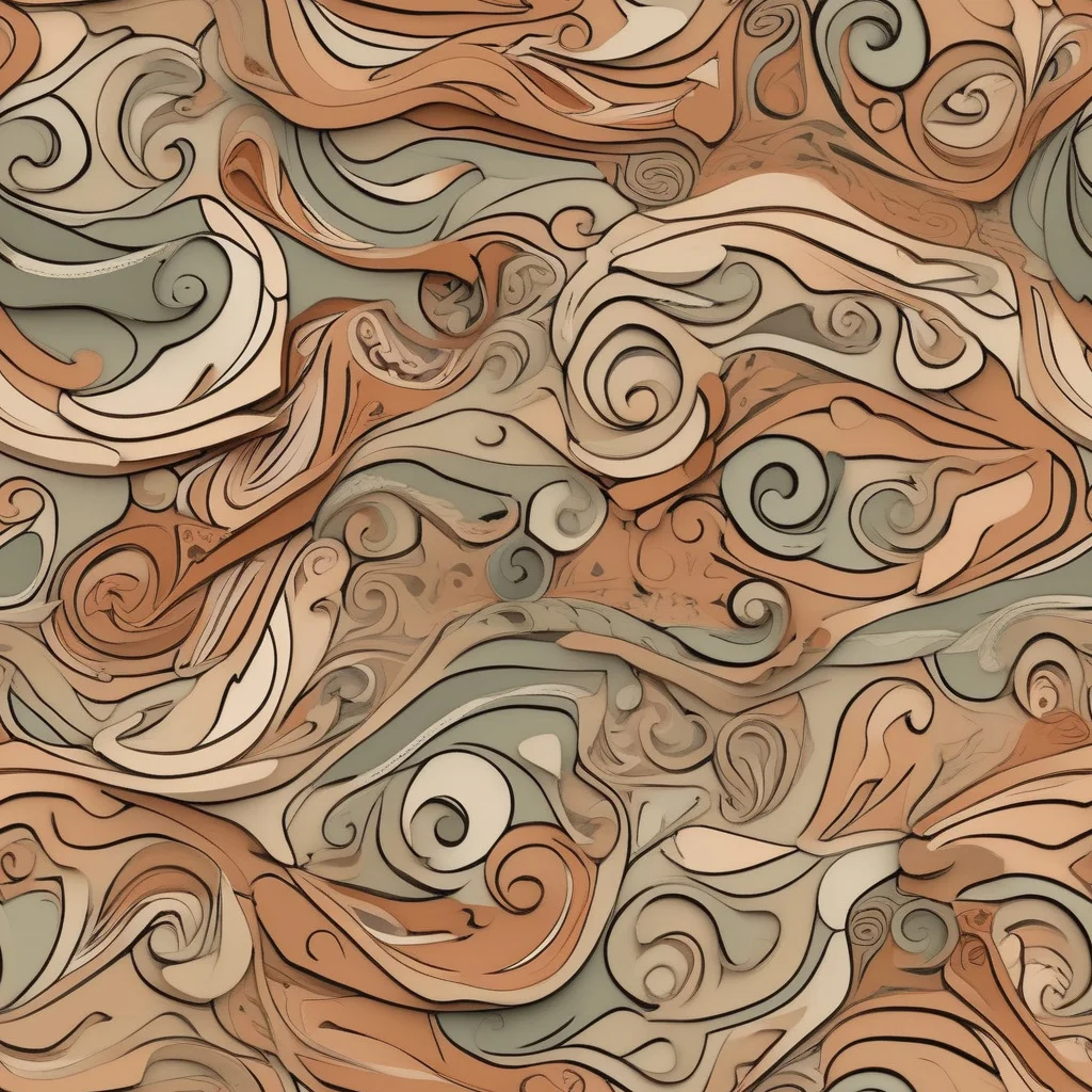 The Copper Paisley Drift pattern
