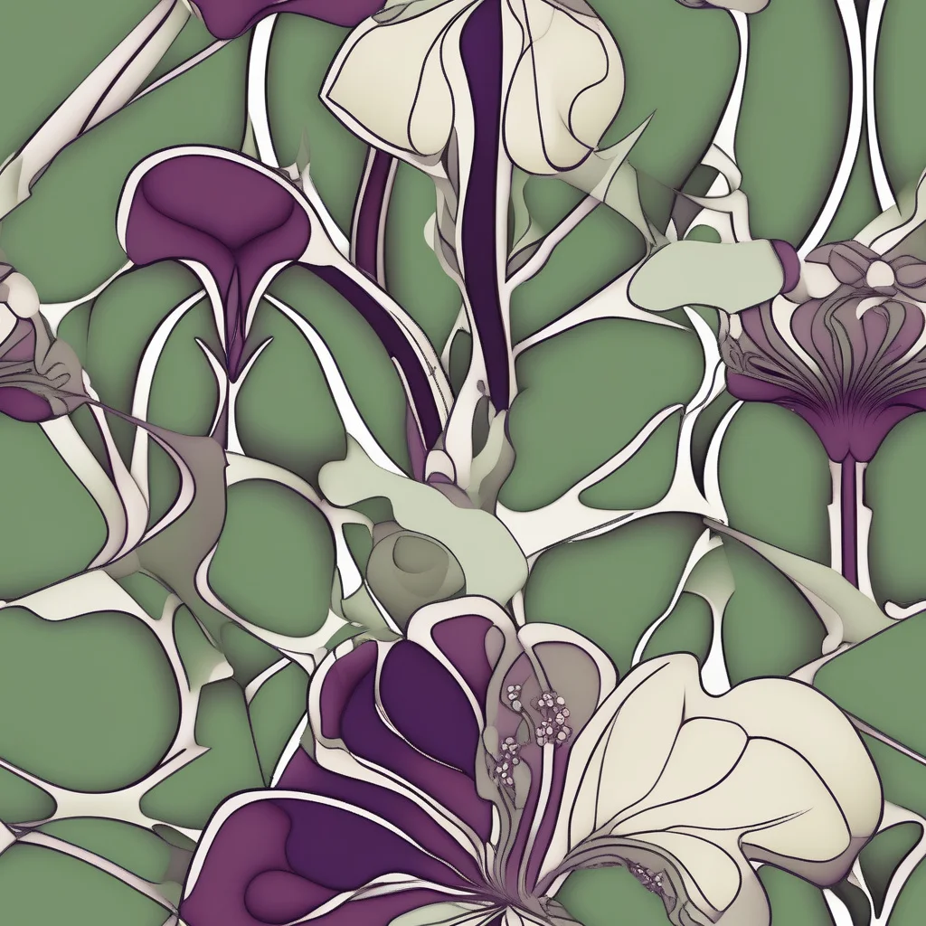 The Violet Verdure pattern