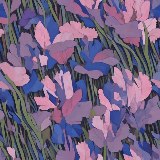 The Midnight Iris pattern