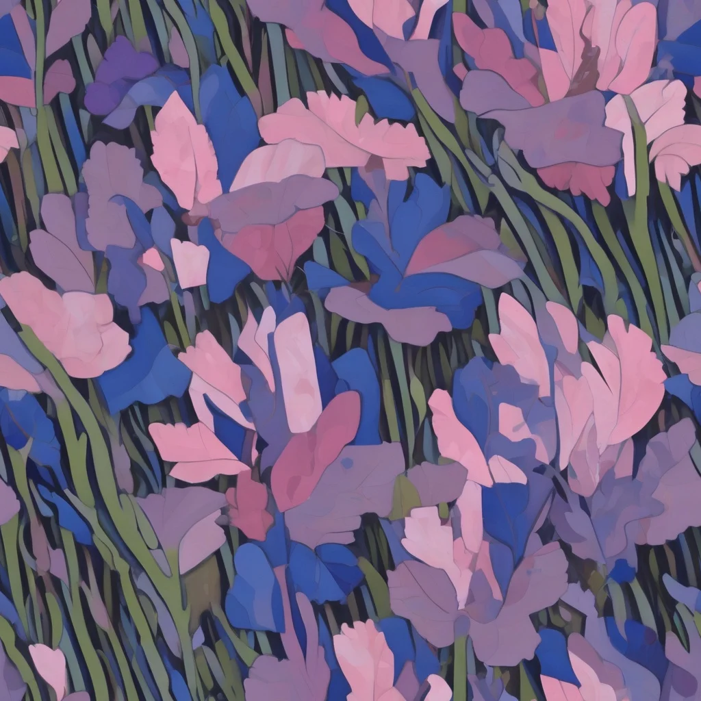 The Midnight Iris pattern
