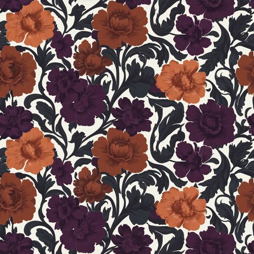 The Plum And Persimmon pattern