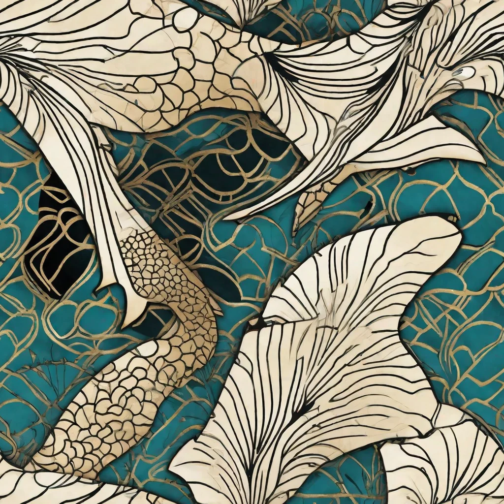 The Aqua Filigree pattern