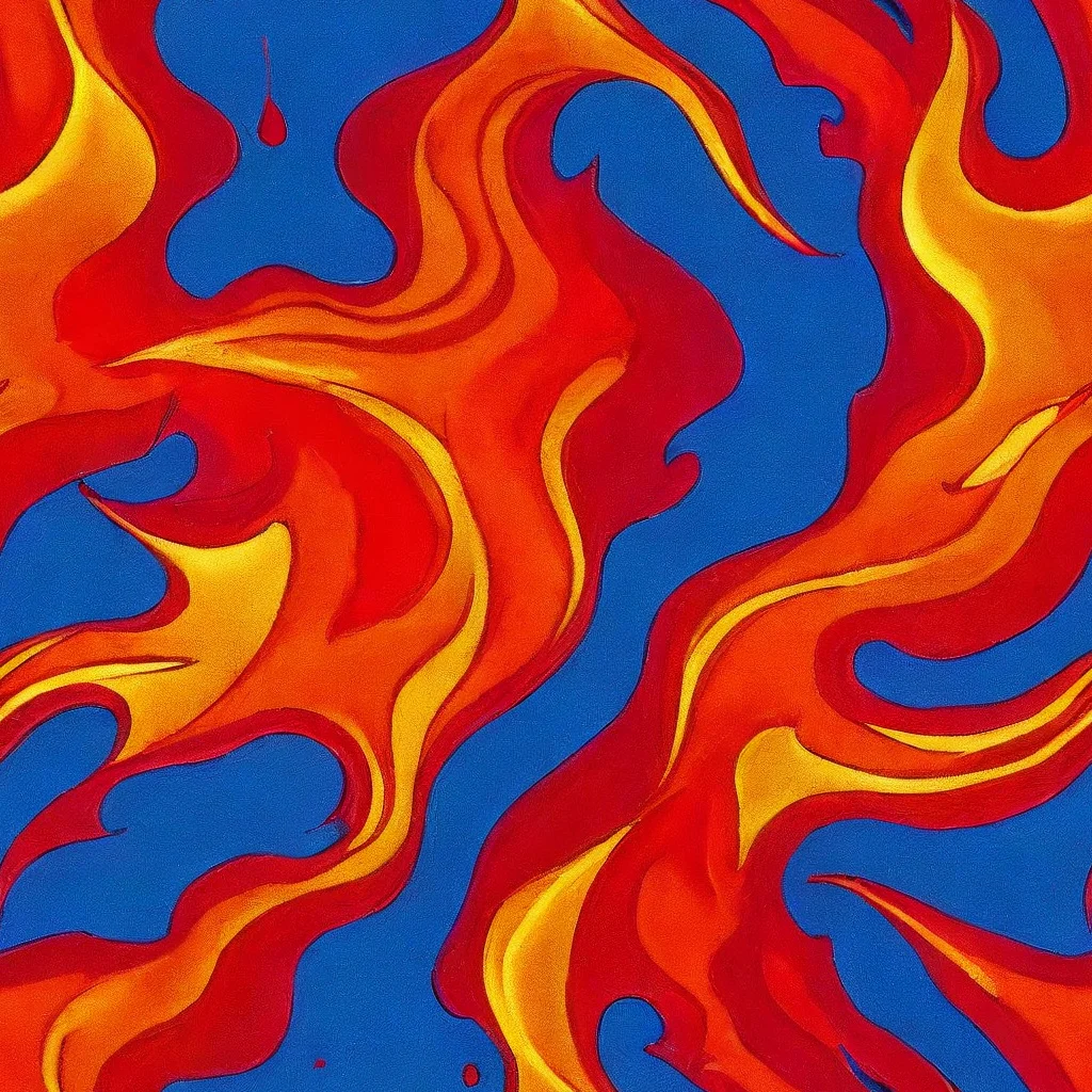 The Firestorm Blue pattern