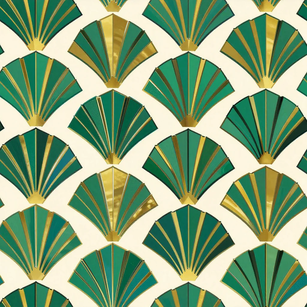 The Aurum Éventail pattern