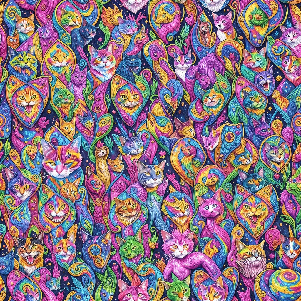 The Prismatic Catacomb pattern