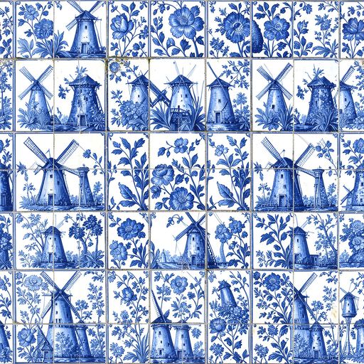 The Cobalt Windmill pattern