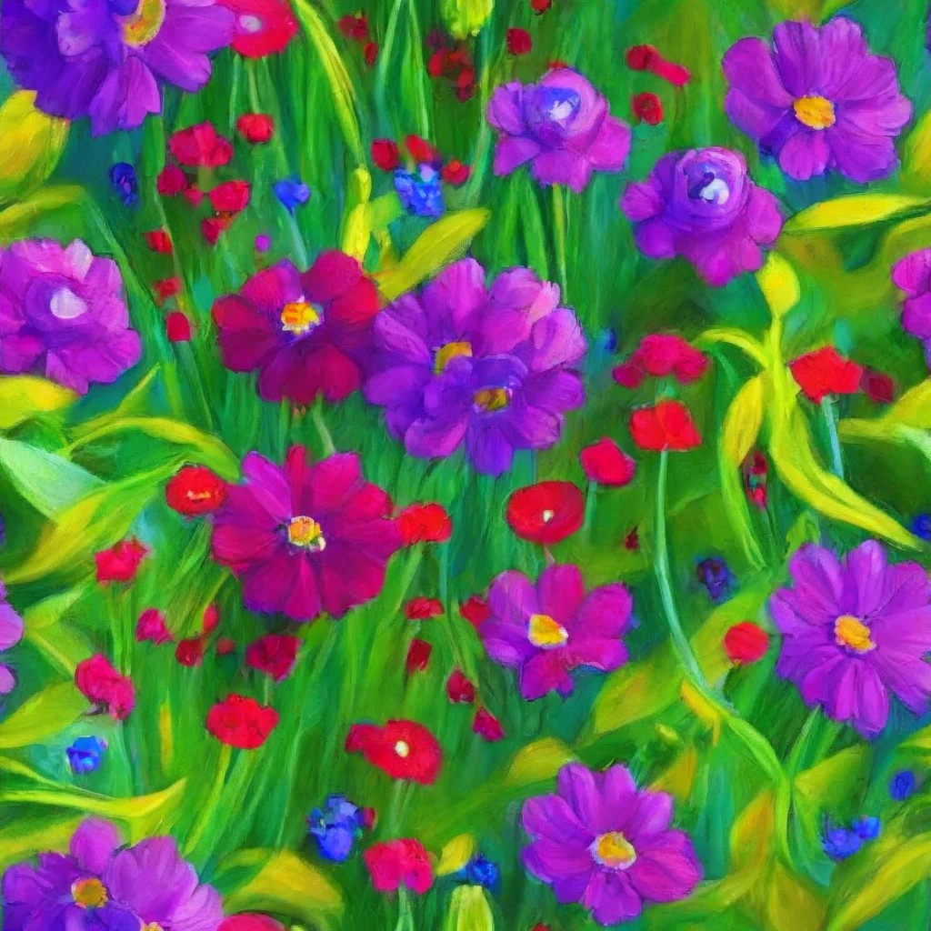 The Violet Meadow pattern