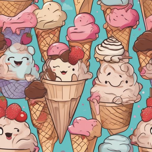 The Scoops in Bloom pattern