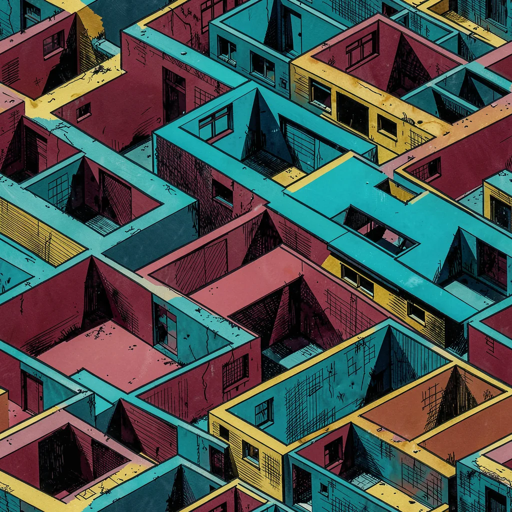 The Concrete Kaleidoscope pattern