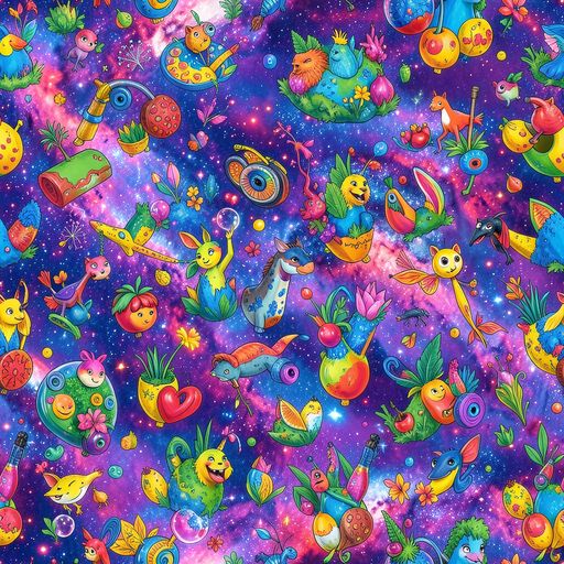 The Cosmic Garden Critters pattern