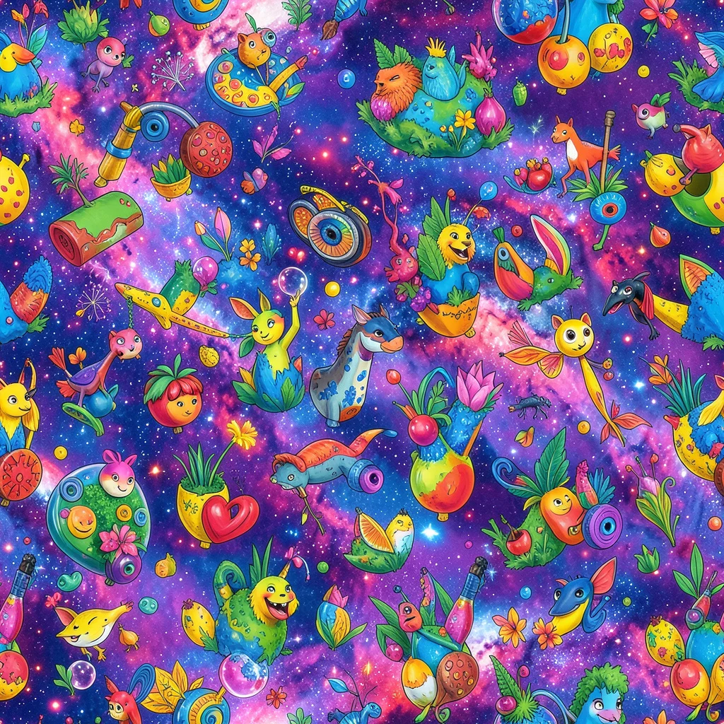 The Cosmic Garden Critters pattern