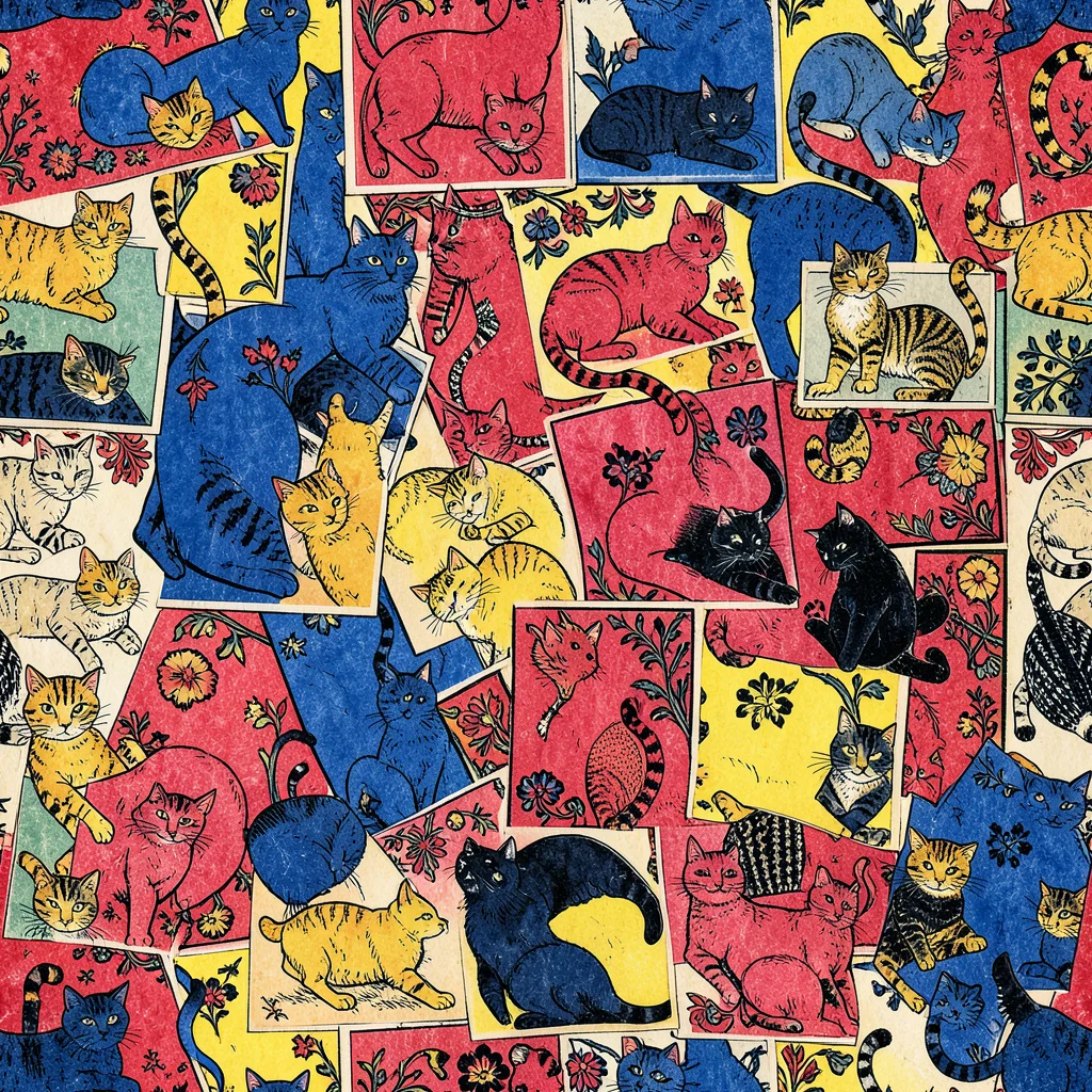 The Midnight Cat Almanac pattern
