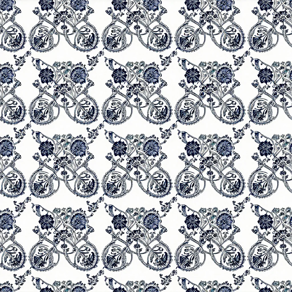 The Navy Engraving pattern