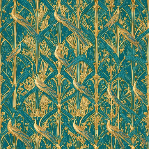 The Peacock Arabesque pattern