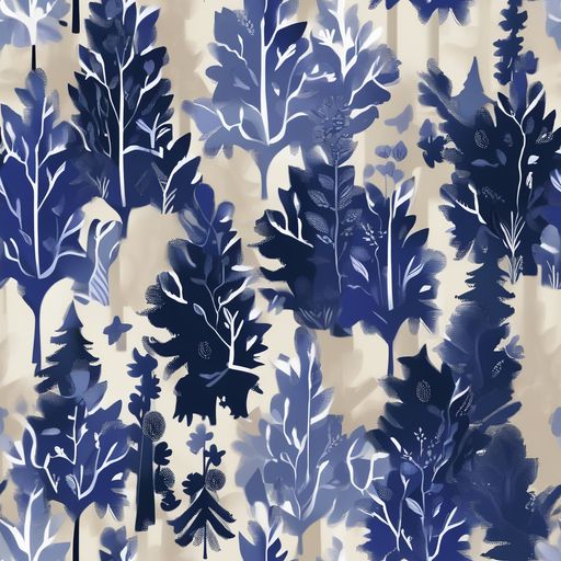 The Indigo Understory pattern