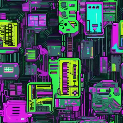 The Synthwave Hardware pattern