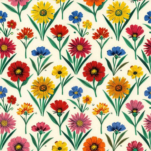 The Meadow Mosaic pattern