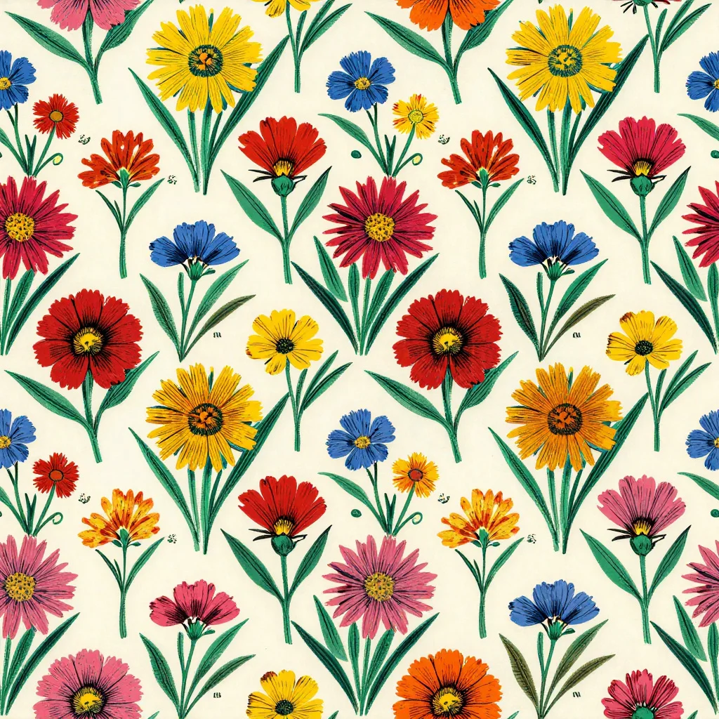 The Meadow Mosaic pattern