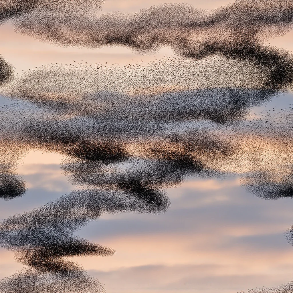 The Cloudscape Nocturne pattern