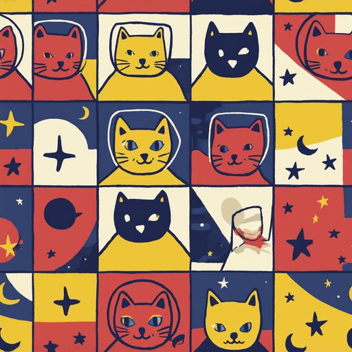 The Astro Whiskers pattern