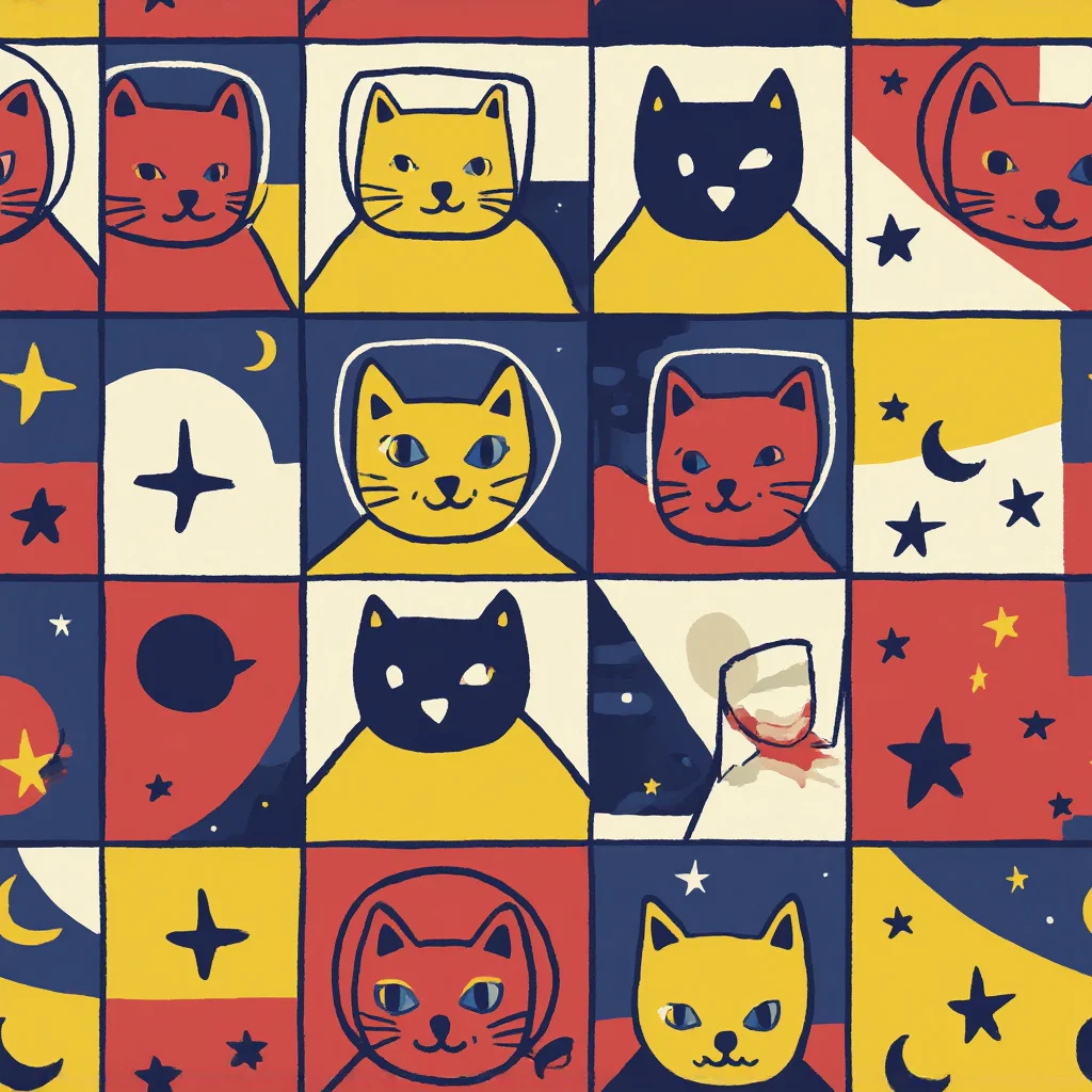 The Astro Whiskers pattern