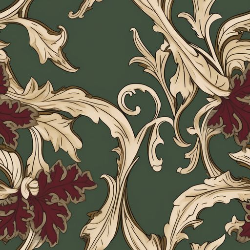 The Garnet Scroll pattern