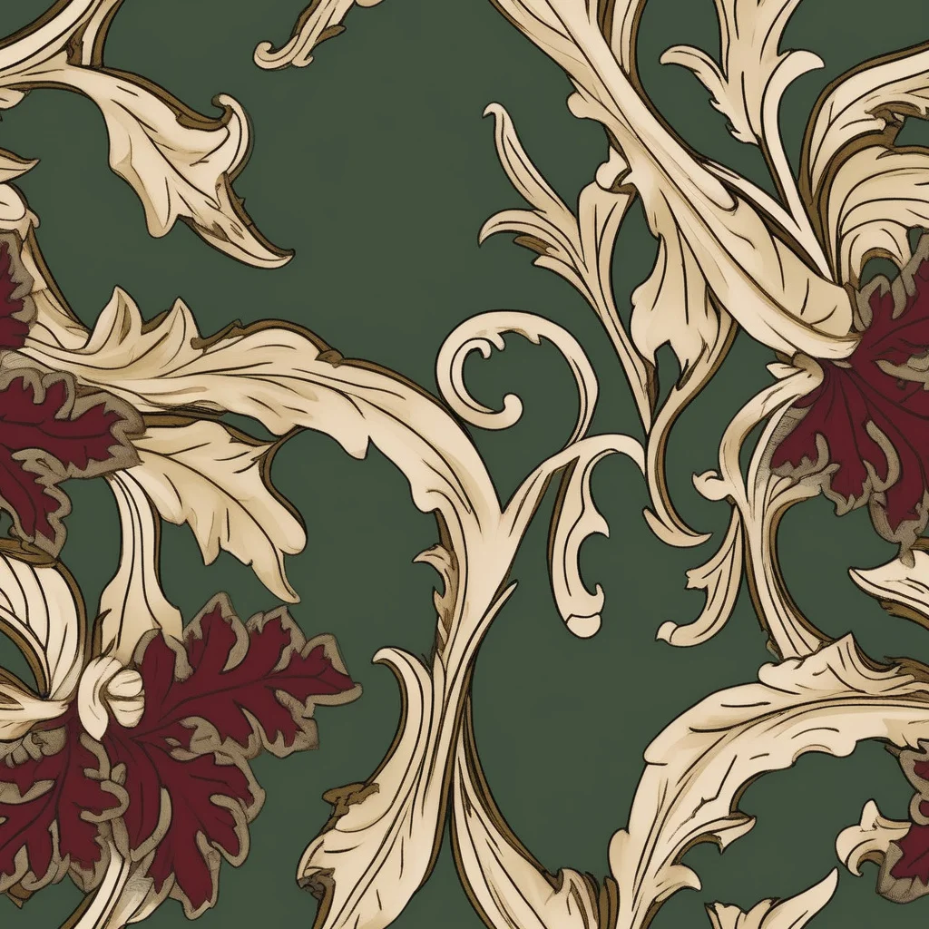 The Garnet Scroll pattern