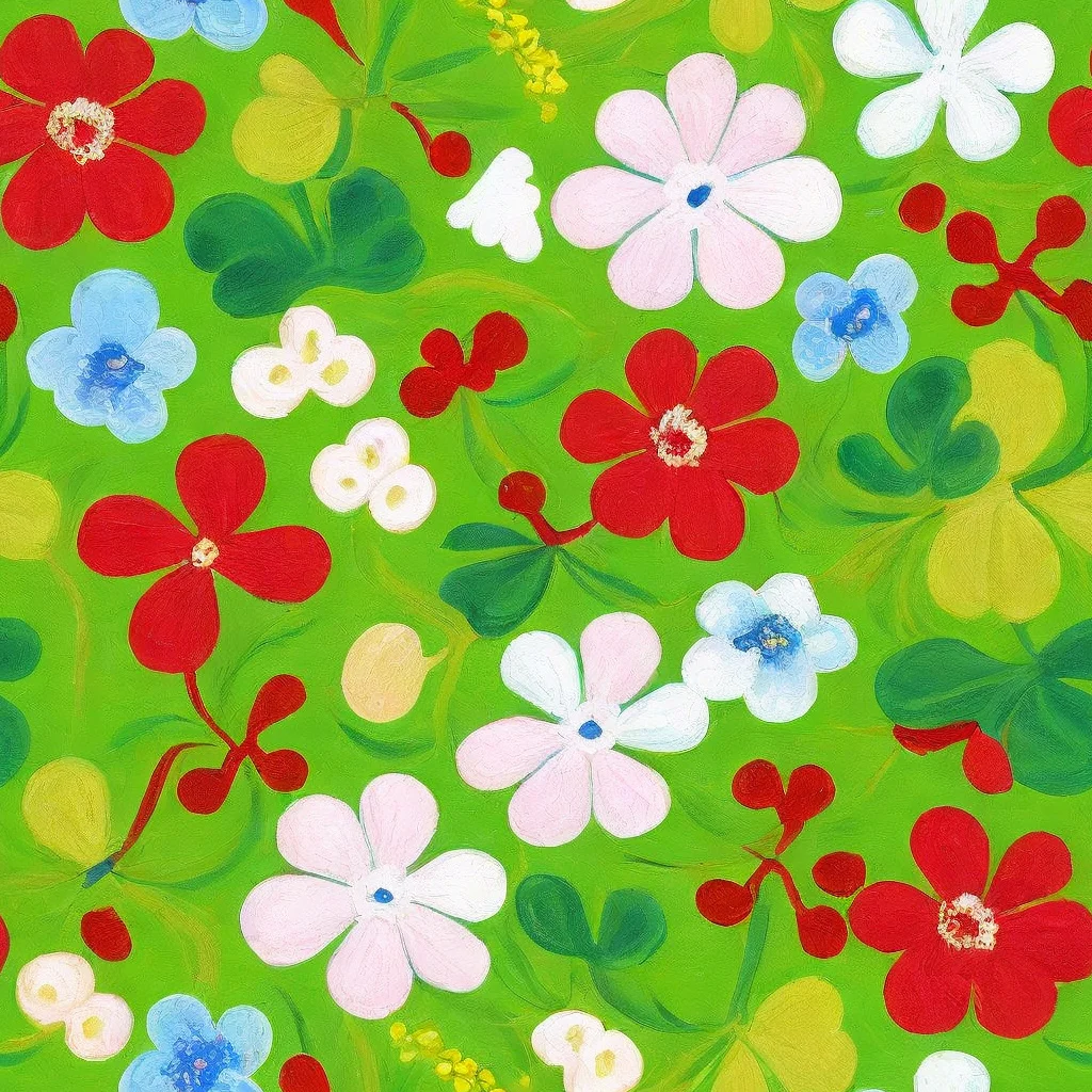 The Verdant Gardenia pattern
