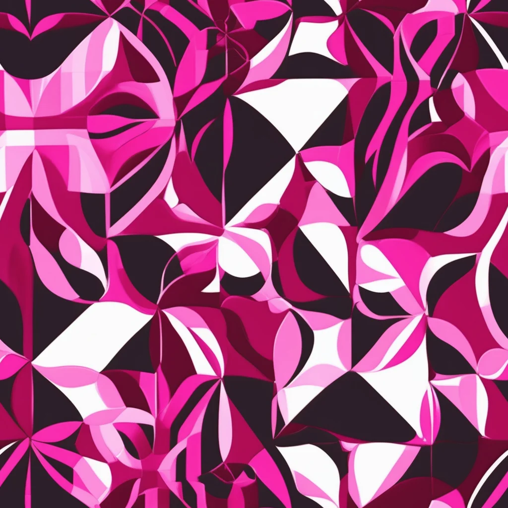 The Fuchsia Kaleidoscope pattern
