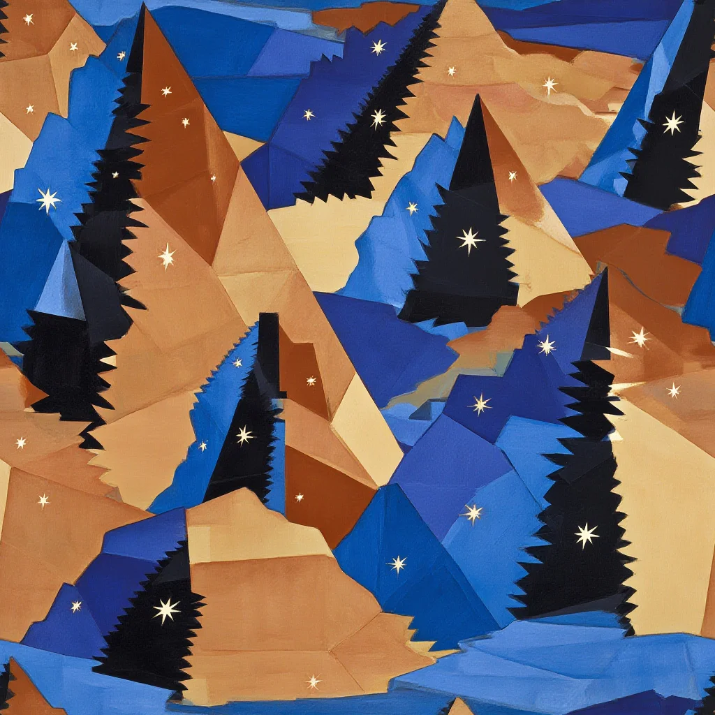 The Midnight Alpine pattern