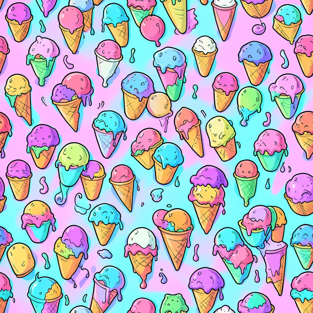 The Neon Sundae pattern