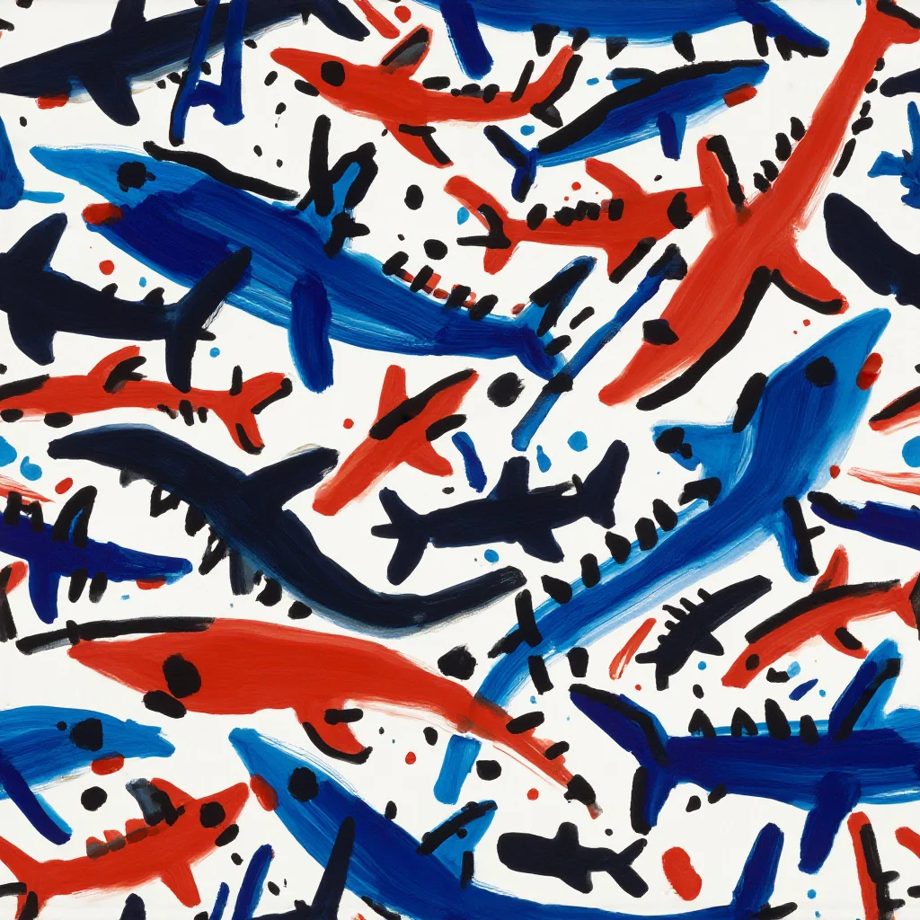 The Bluewater Brushstroke pattern