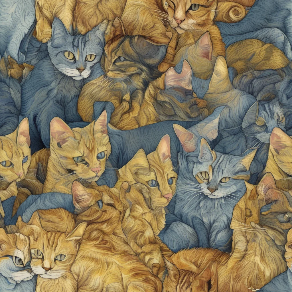 The Gilded Purr pattern