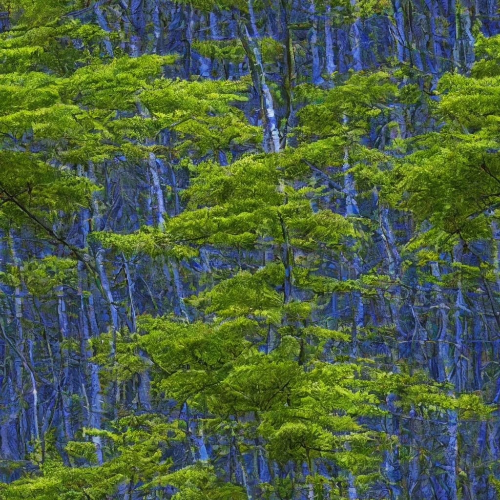The Cobalt Forest pattern