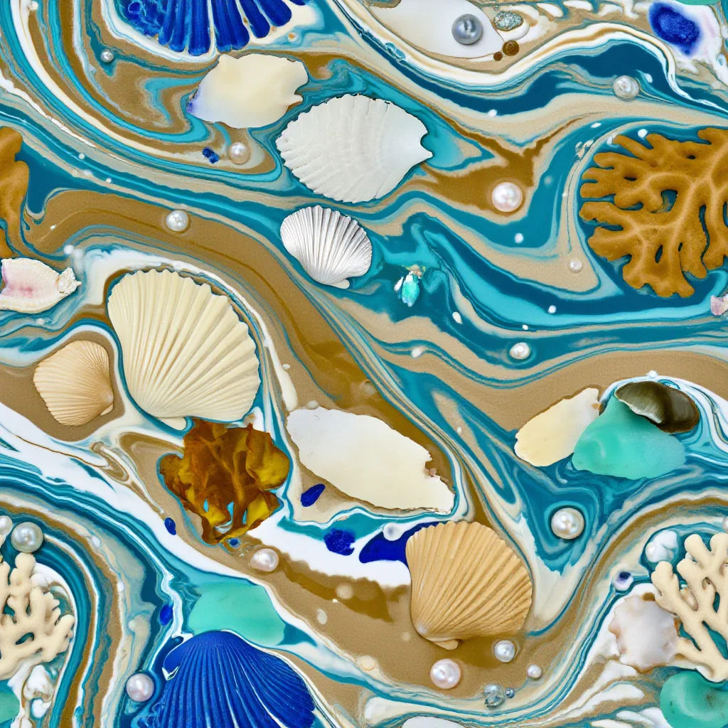 The Aegean Marbling pattern