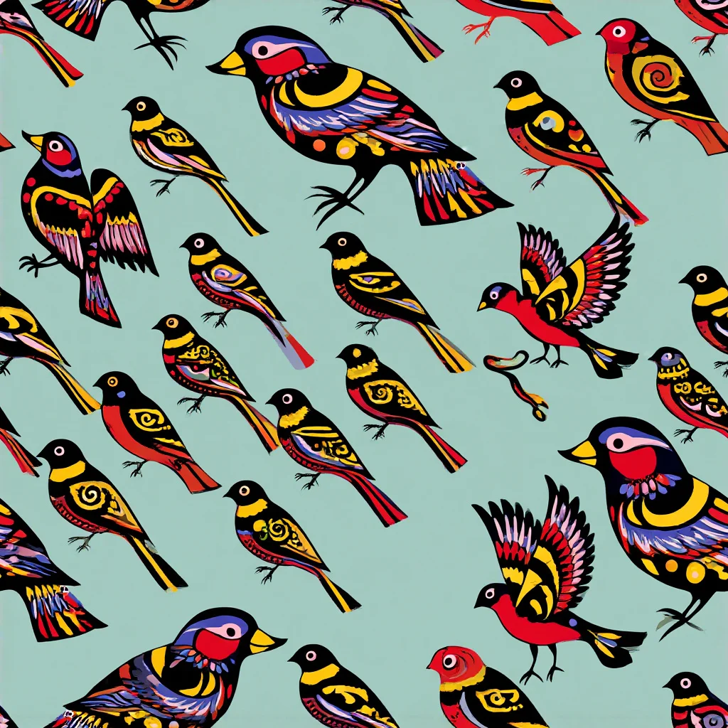 The Aviary Carnival pattern