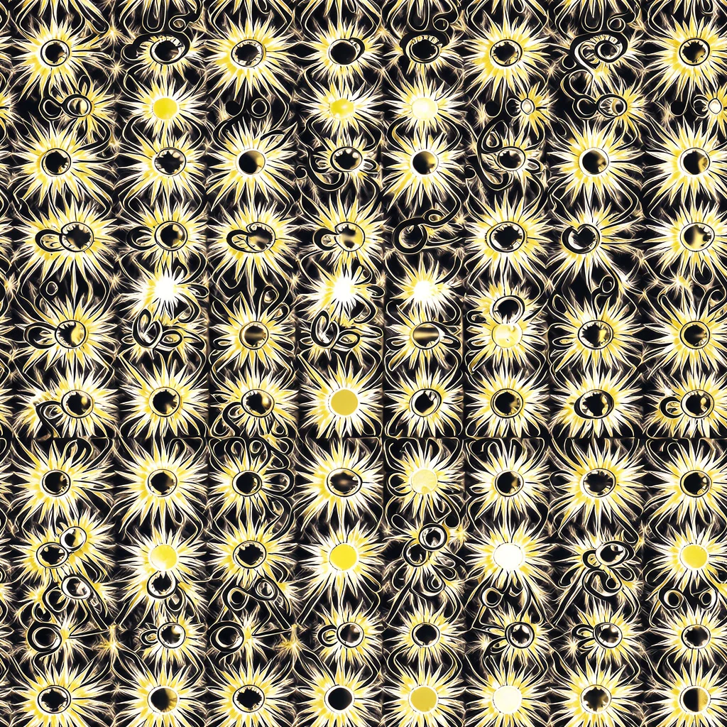 The Gilded Sunburst pattern