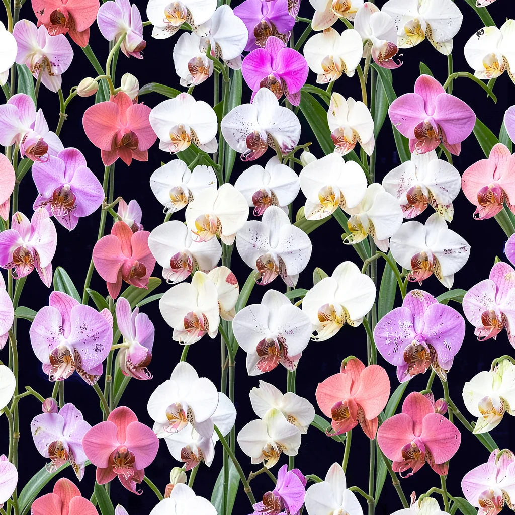 The Velvet Phalaenopsis pattern