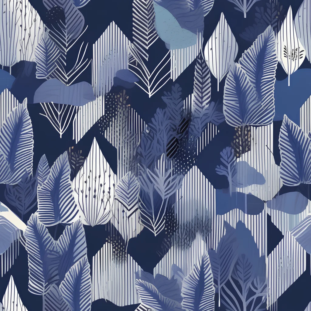 The Midnight Frond pattern