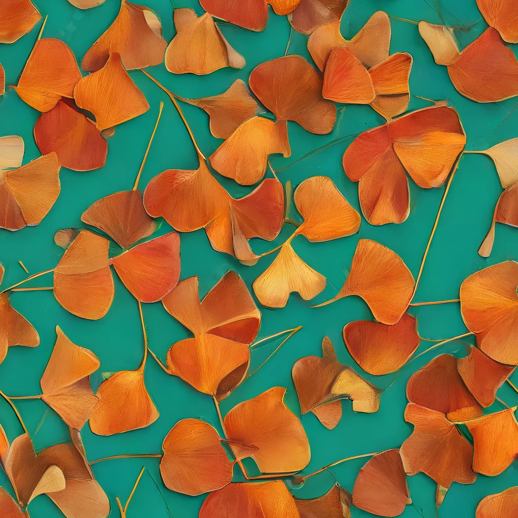The Copper Ginkgo pattern