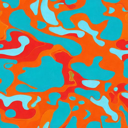The Turquoise Flame pattern