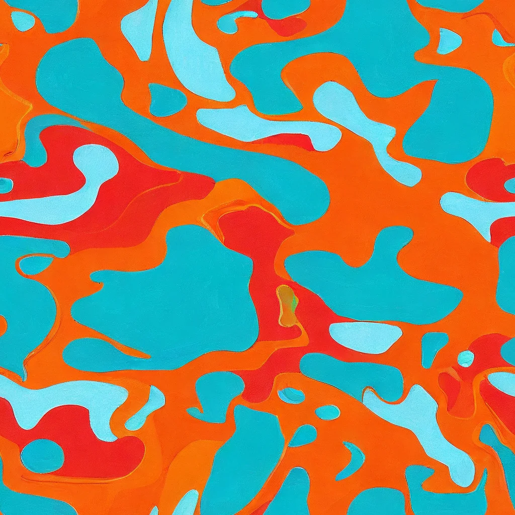 The Turquoise Flame pattern