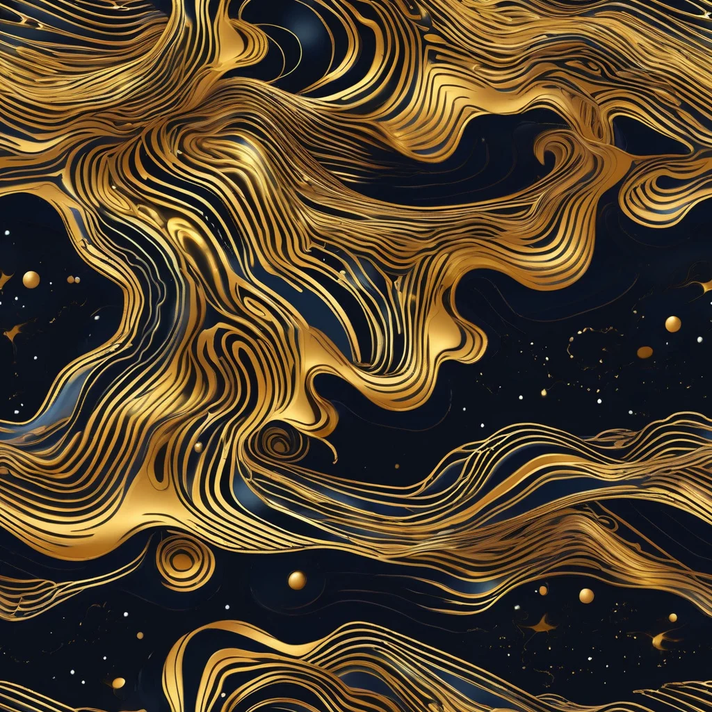 The Midnight Goldflow pattern