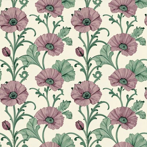 The Mauve Poppy Reverie pattern