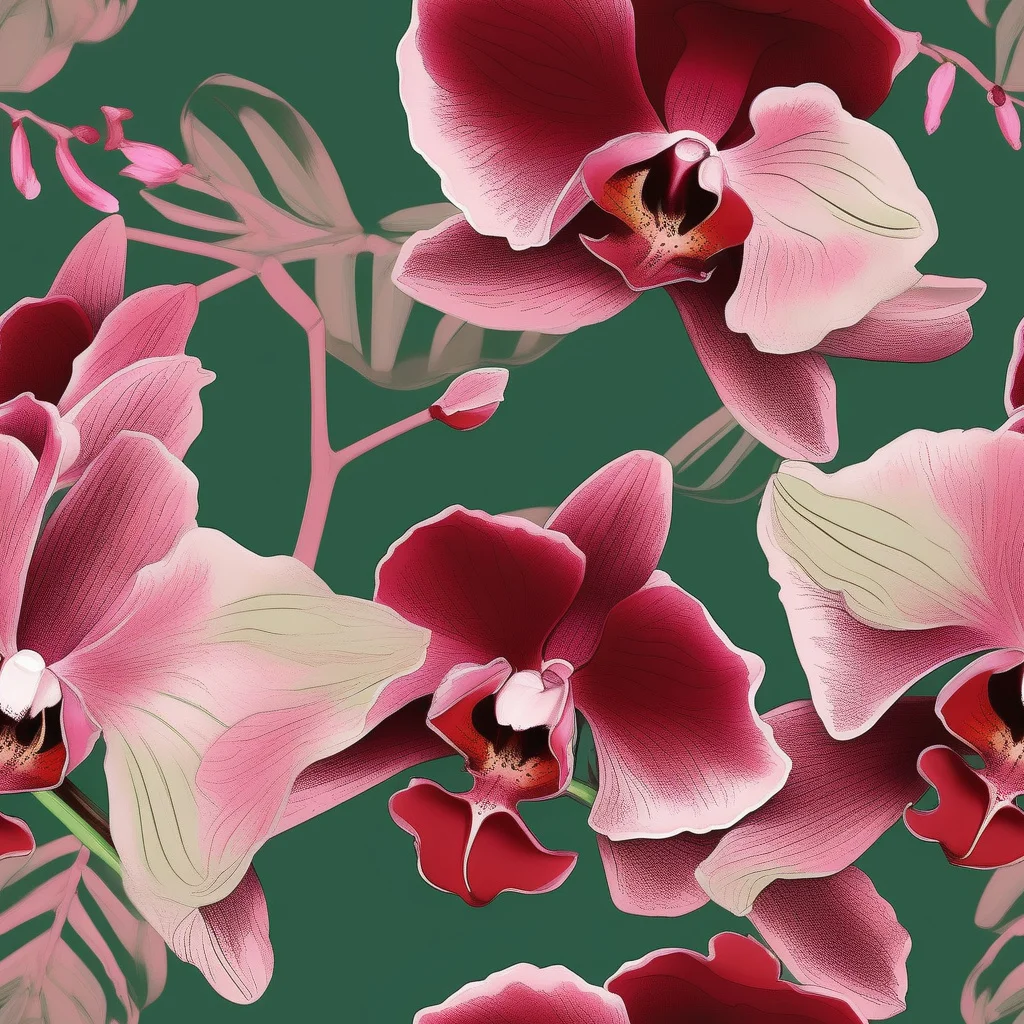 The Jade Orchid Garden pattern