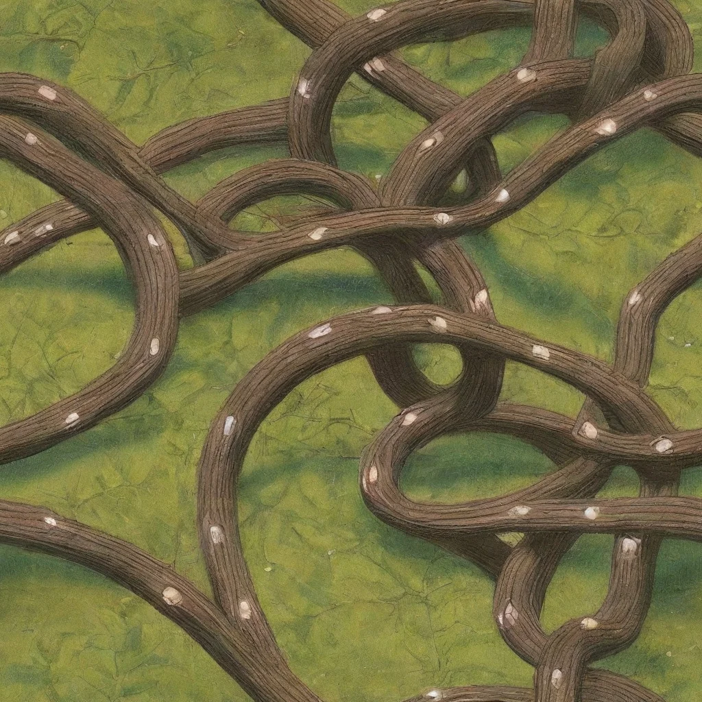 The Vine Tangle pattern