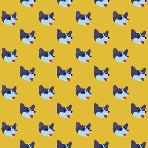 The Golden Pup Parade pattern