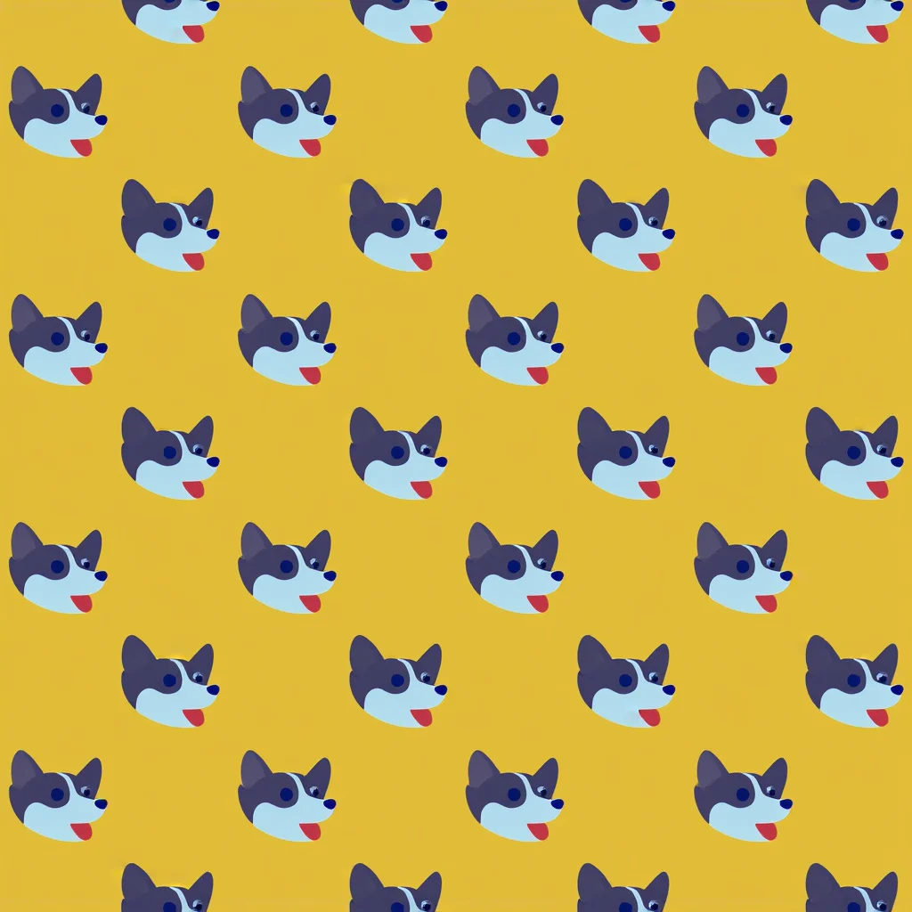 The Golden Pup Parade pattern